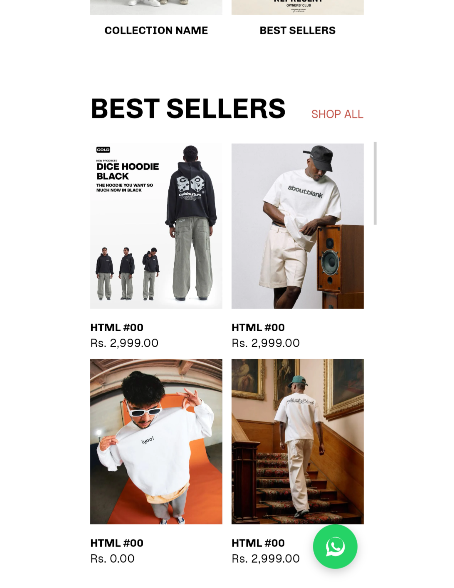 Minimalist Clothing Store Template β Windsor